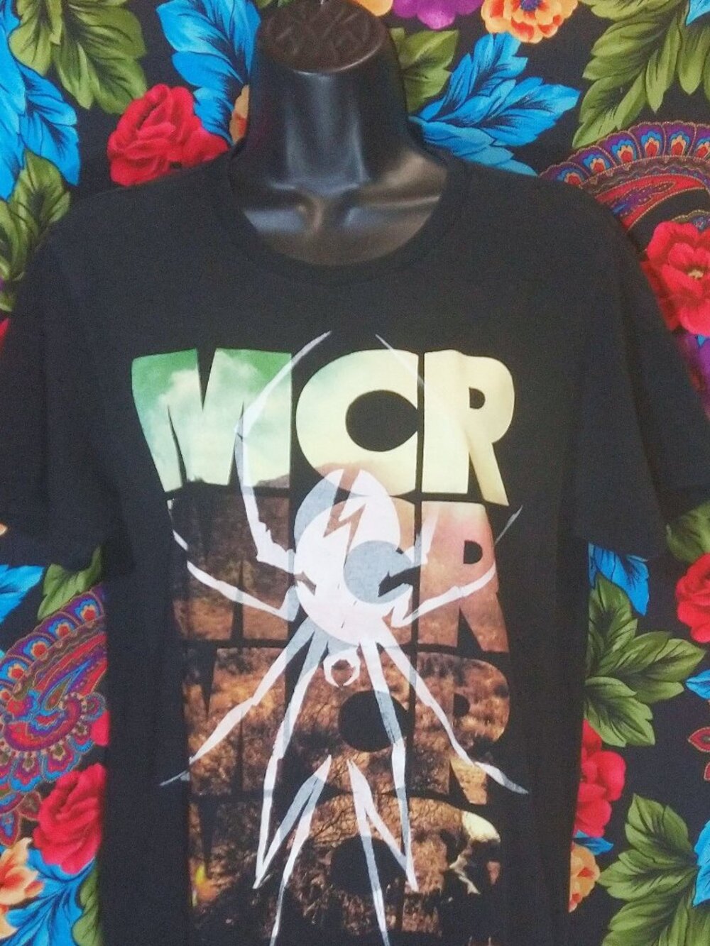 MEN'S PACIFIC x MY CHEMICAL ROMANCE SHIRT MCR BAND TEE MENS SIZE MEDIUM